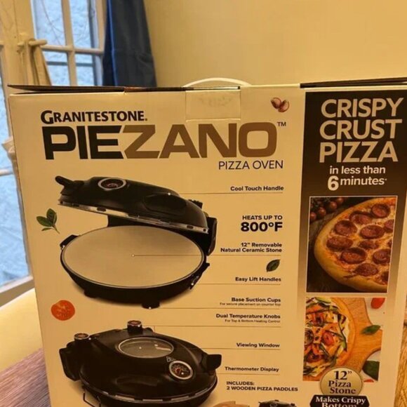 NWT GraniteStone Piezano Electric Pizza Oven Part 2 - Picture 4 of 6